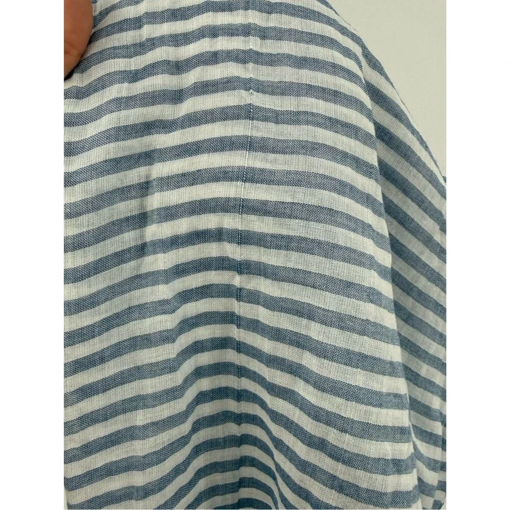 REI Lightweight Cotton Striped Fringe Scarf | Blue Multi | One Size